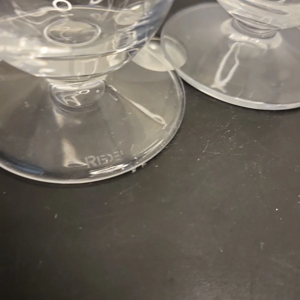 Pair of Riedel Crystal Whiskey Glasses 4.5